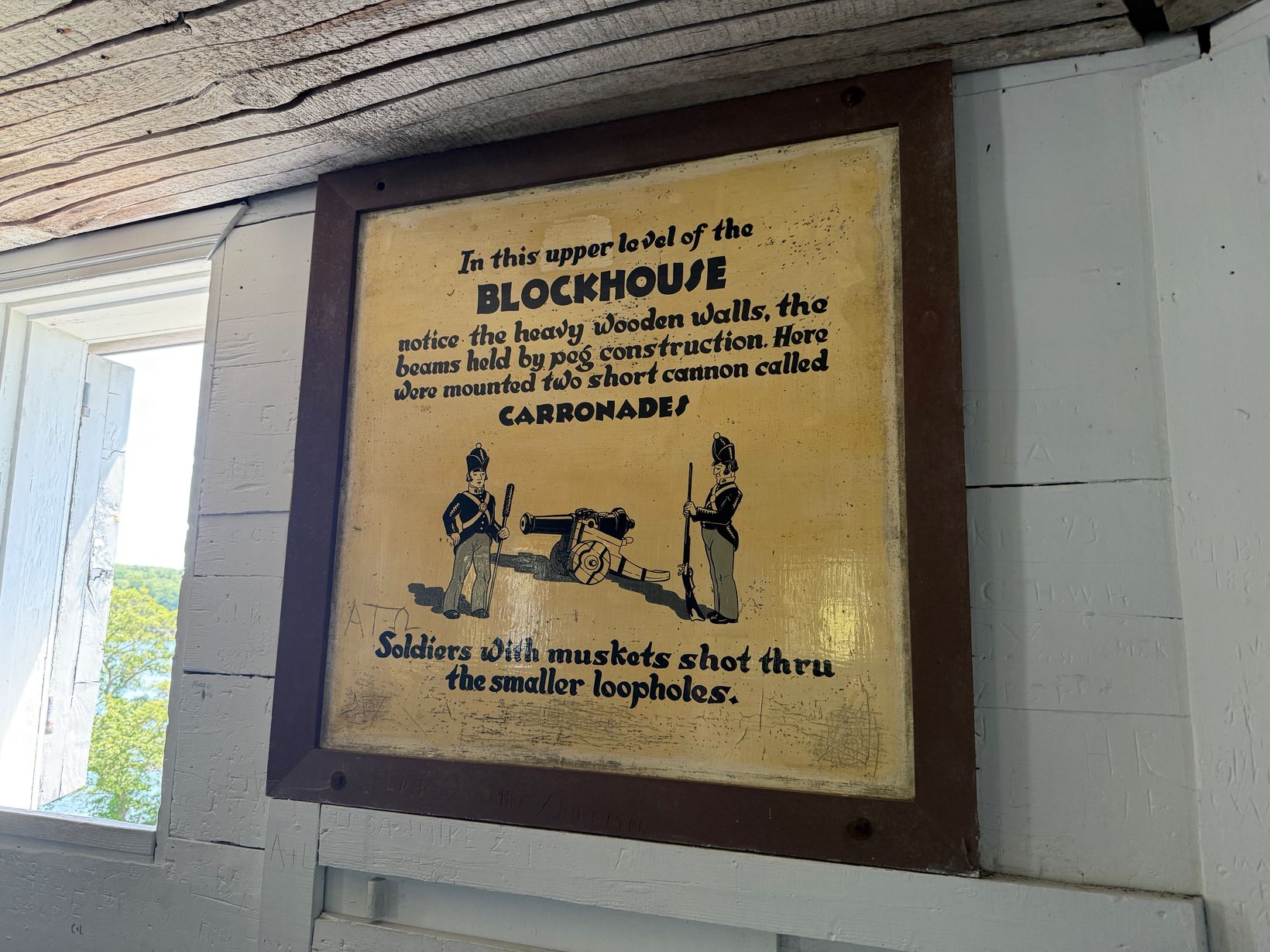 Ft Edgecomb Blockhouse Sign