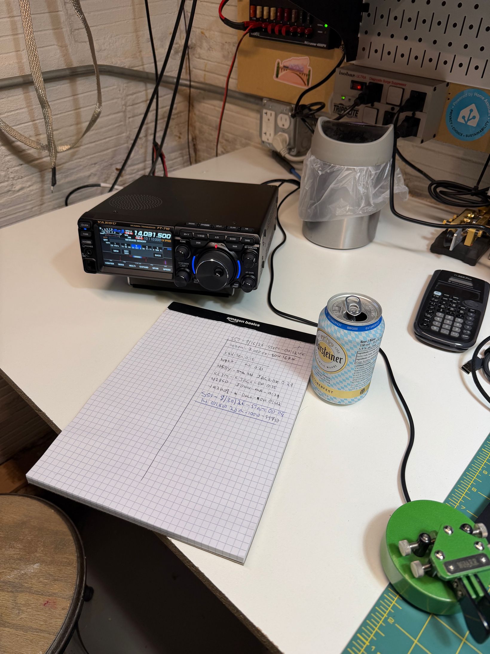 FT-710 and N3ZN Paddle